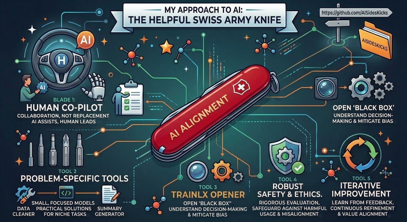 My approach to AI: the helpful Swiss Army knife - five tools of AI alignment